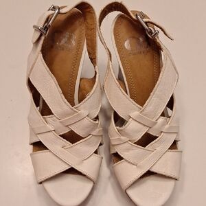 Gianni Bini White Strappy 4 Inch Sandals  New
